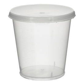 Coperchio per Bicchiere Graduato PP Trasp. 35ml Ø4,5cm (250 Pezzi)