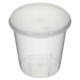 Coperchio per Bicchiere Graduato PP Trasp. 35ml Ø4,5cm (250 Pezzi)