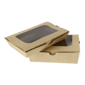 Contenitore  di Carta Premium 21x13x3,5cm 730ml (25 Pezzi)