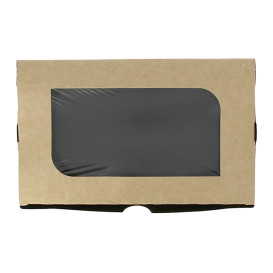 Contenitore  di Carta Premium 21x13x3,5cm 730ml (25 Pezzi)