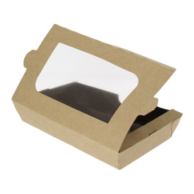 Contenitore  di Carta Premium 21x13x3,5cm 730ml (25 Pezzi)