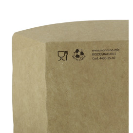 Vaschetta 350ml Kraft 10,6x7,3x4,5cm (25 Pezzi)