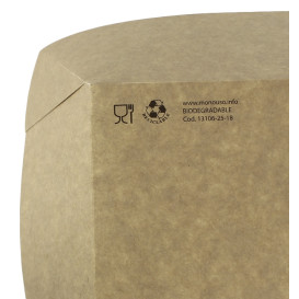 Vaschetta 780ml Kraft 155x90x55mm (25 Uds)