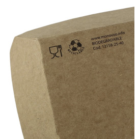 Vaschetta 250ml Kraft-Kraft 9,6x6,5x4,2cm (25 Pezzi)