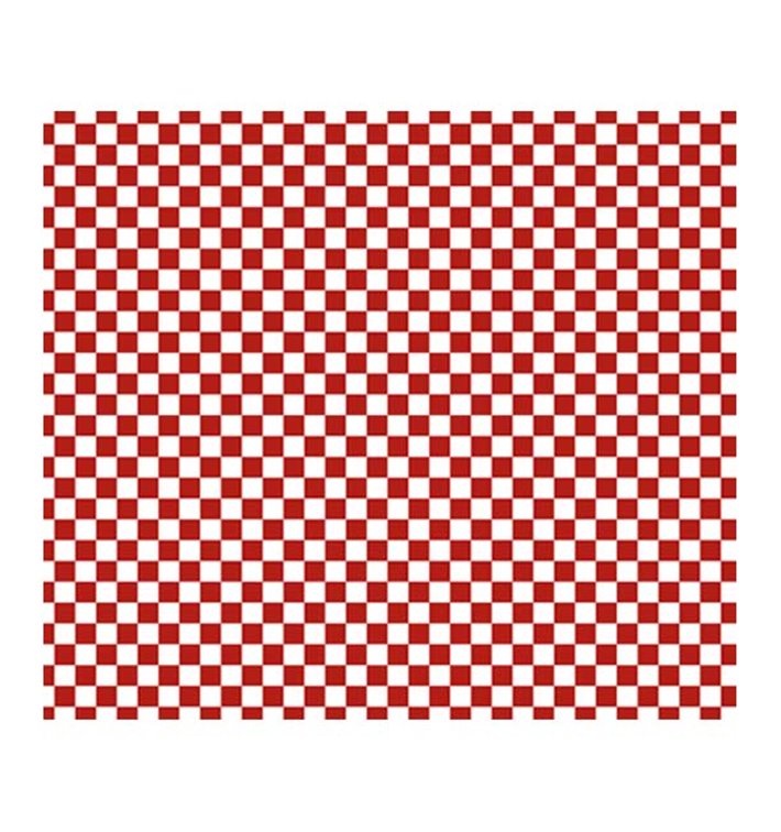Carta Antigrasso “Vichy” Rosso 31x35cm (1000 Pezzi) Carta Antigrasso “Vichy” Rosso 31x35cm (1000 Pezzi)