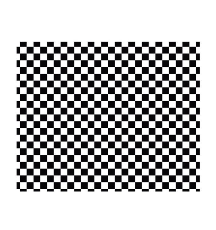 Carta Antigrasso “Vichy” Nero 20x24,5cm (1000 Pezzi) Carta Antigrasso “Vichy” Nero 20x24,5cm (1000 Pezzi)