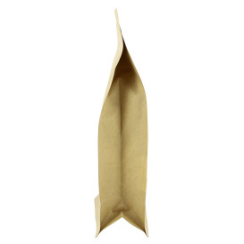 Sacchetto StandUp di Carta con chiusura e finestra 16+8x26cm (50 Pezzi)