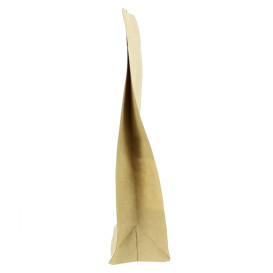 Sacchetto StandUp di Carta con chiusura e finestra 12+6x20cm (50 Pezzi)