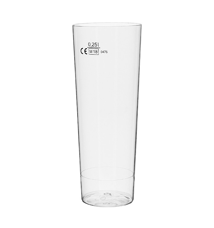 Bicchiere di Plastica Rigida Moon Trasparente PS 300ml (490 Pezzi) Bicchiere di Plastica Rigida Moon Trasparente PS 300ml (490 Pezzi)