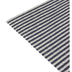Tovaglietta Individuale "Day Drap" Riga Blu 32x45cm (12 Pezzi)