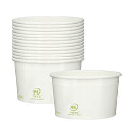Coppette di Carta Ecologica per Gelato 100ml (2600 Pezzi)