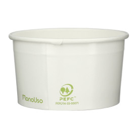Coppette di Carta Ecologica per Gelato 100ml (65 Pezzi)