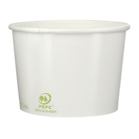 Coppette di Carta Ecologica per Gelato 260ml (55 Pezzi)