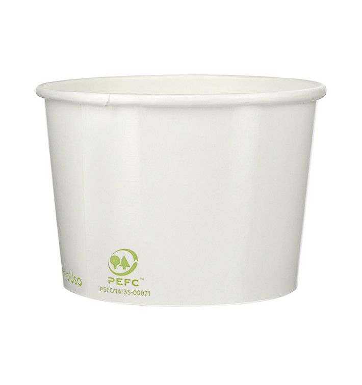 Coppette di Carta Ecologica per Gelato 260ml (55 Pezzi) Coppette di Carta Ecologica per Gelato 260ml (55 Pezzi)