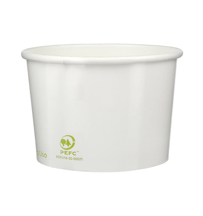 Coppette di Carta Ecologica per Gelato 310ml (1200 Pezzi) Coppette di Carta Ecologica per Gelato 310ml (1200 Pezzi)