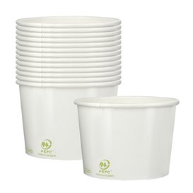 Coppette di Carta Ecologica per Gelato 310ml (50 Pezzi)