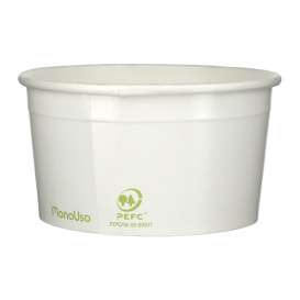 Coppette di Carta Ecologica per Gelato 175ml (50 Pezzi)
