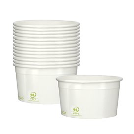 Coppette di Carta Ecologica per Gelato 175ml (50 Pezzi)