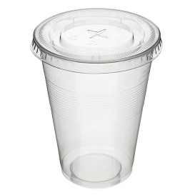 Coperchio in Croce PET Transp. Ø8,5cm (50 Pezzi)