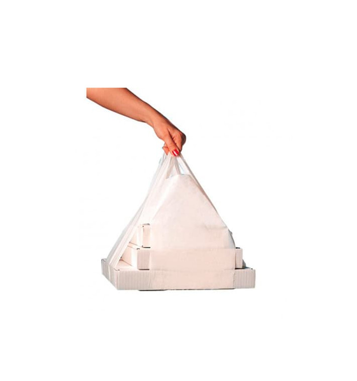 Sacchetto di Plastica Canottiera Scatole Pizza 50/26*60cm Sacchetto di Plastica Canottiera Scatole Pizza 50/26*60cm