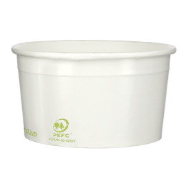 Coppette di Carta Ecologica per Gelato 195ml (45 Pezzi)