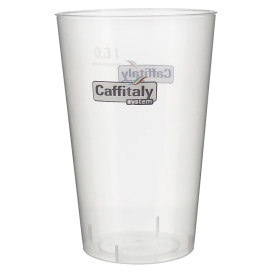 Bicchiere di Plastica Rigida Trasparente PP 400ml (50 Pezzi)