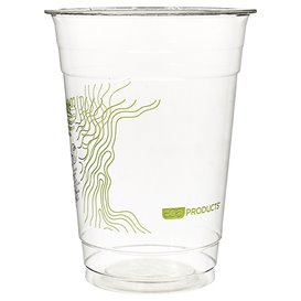 Bicchiere Amido di Mais PLA "Green Stripe" 470ml (1.000 pezzi)