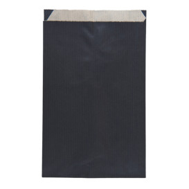 Sacchetto di Carta Kraft Nero 19+8x35cm (750 Pezzi)