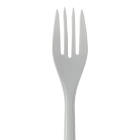 Forchetta riutilizzabile PP Mineral "Hercules" Bianca 185mm (1.000 pezzi)