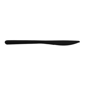 Coltello riutilizzabile PP Mineral "Hercules" Nero 185mm (50 pezzi)