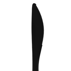 Coltello riutilizzabile PP Mineral "Hercules" Nero 185mm (50 pezzi)