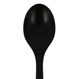 Cucchiaio riutilizzabile PP Mineral "Hercules" Nero 185mm (1.000 pezzi)