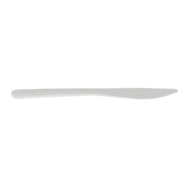 Coltello riutilizzabile PP Mineral "Hercules" Bianco 185mm (50 pezzi)