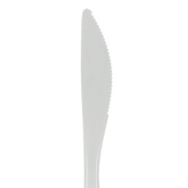 Coltello riutilizzabile PP Mineral "Hercules" Bianco 185mm (50 pezzi)