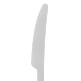 Coltello riutilizzabile PP Mineral "Gaia" Bianco 197mm (10 pezzi)