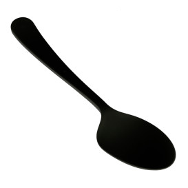 Cucchiaio riutilizzabile PP Mineral "Gaia" Nero 190mm (10 pezzi)