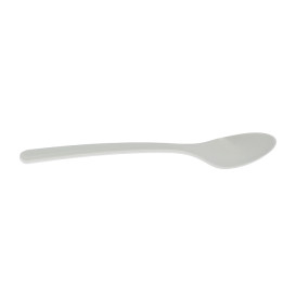 Cucchiaino riutilizzabile PP Mineral "Hercules" Bianco 130mm (1.000 pezzi)