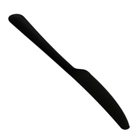 Coltello riutilizzabile PP Mineral "Gaia" Nero 197mm (10 pezzi)