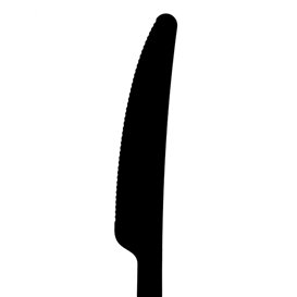 Coltello riutilizzabile PP Mineral "Gaia" Nero 197mm (10 pezzi)