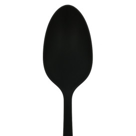 Cucchiaio riutilizzabile PP Mineral "Gaia" Nero 190mm (10 pezzi)