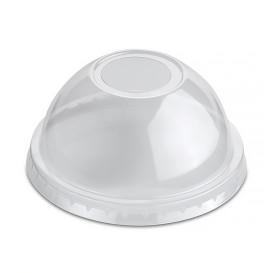 Coperchio Cupola Buco PP Transp. Ø7,9cm (100 Pezzi)