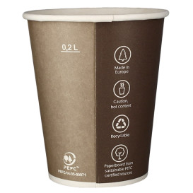 Bicchiere di Carta 9 Oz/270ml "Specialty to go" Ø8,0cm (50 Pezzi)