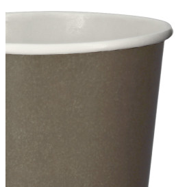 Bicchiere di Carta 14Oz/420ml Marrone Ø9,0cm (50 Pezzi)