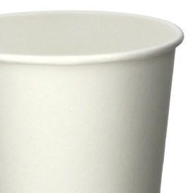 Bicchiere di Carta ECO 8 Oz/240ml Bianco Ø8cm (50 Pezzi)