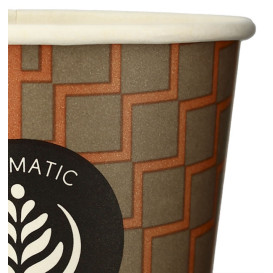 Bicchiere di Carta Eco Cupmatic 8Oz/210ml Ø7,0cm (100 Pezzi)