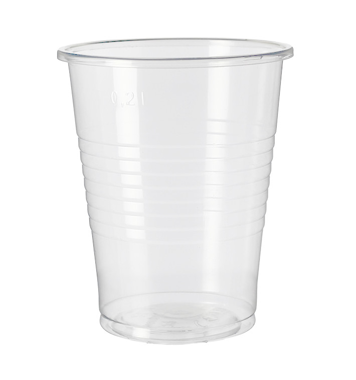 Bicchiere di Plastica PP Trasp. 240ml Ø7,34cm (2.000 Pezzi) Bicchiere di Plastica PP Trasp. 240ml Ø7,34cm (2.000 Pezzi)
