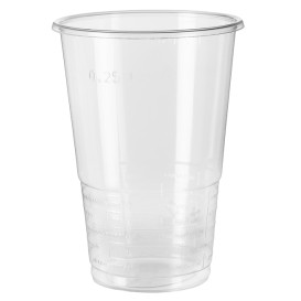 Bicchiere di Plastica PP Trasp. 330ml Ø7,9cm (50 Pezzi)