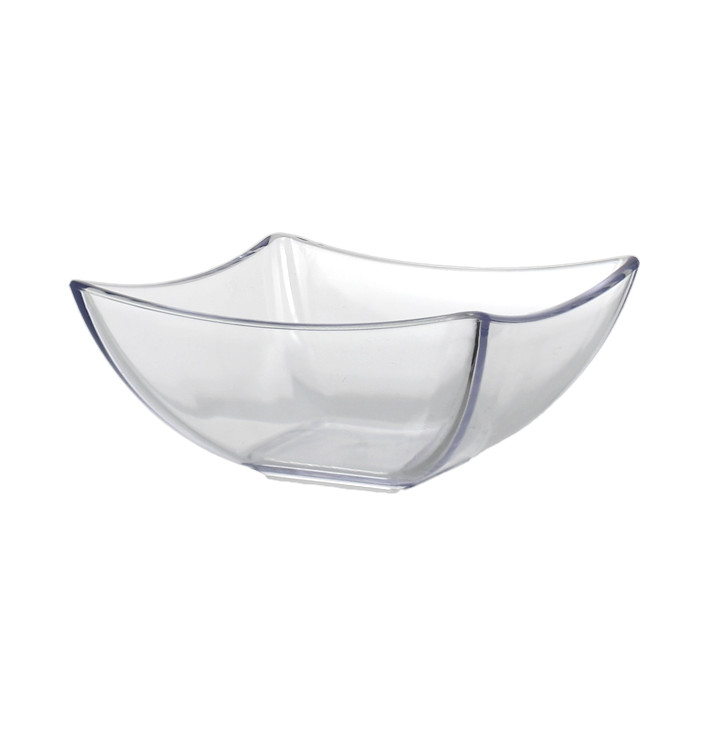 Ciotola Degustazione Durable SAN "Quadrata" Trasparente 95ml (6 Pezzi) Ciotola Degustazione Durable SAN "Quadrata" Trasparente 95ml (6 Pezzi)