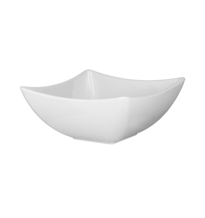 Ciotola Degustazione Durable SAN "Quadrata" Bianco 95ml (6 Pezzi) Ciotola Degustazione Durable SAN "Quadrata" Bianco 95ml (6 Pezzi)