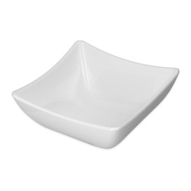 Ciotola Degustazione Durable SAN "Quadrata" Bianco 95ml (6 Pezzi)